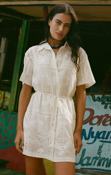 Z Supply Annabelle Eyelet Dress - White
