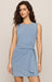 Z Supply Mattie Jersey Denim Mini Dress