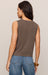 Z Supply Syd Sweater Vest in Pebble Coast