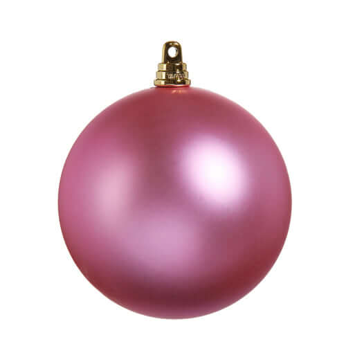 4" Matte Fuchsia Ball Ornament