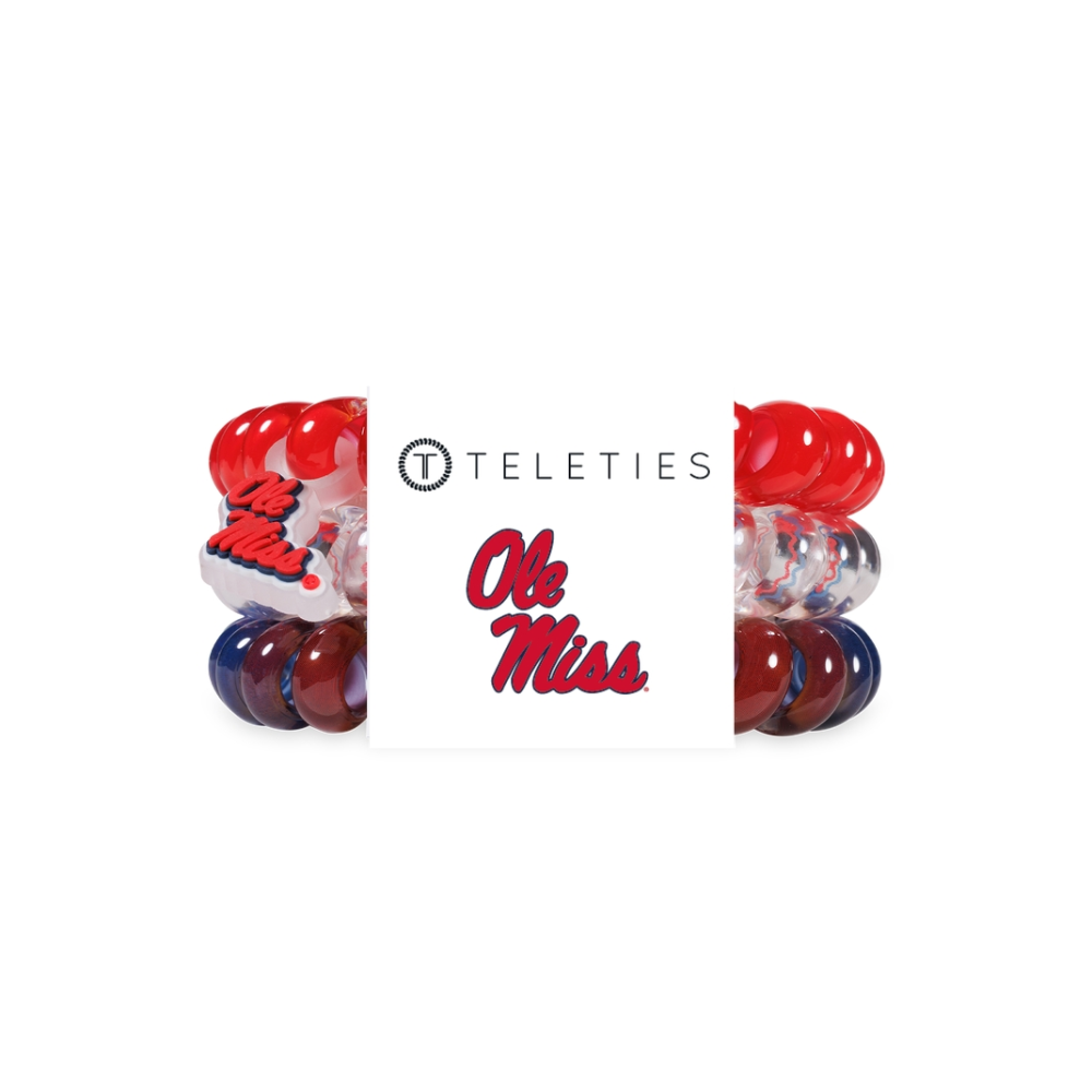 Teleties Spiral Hair Coils Large - Hotty Toddy! Hair Ties
