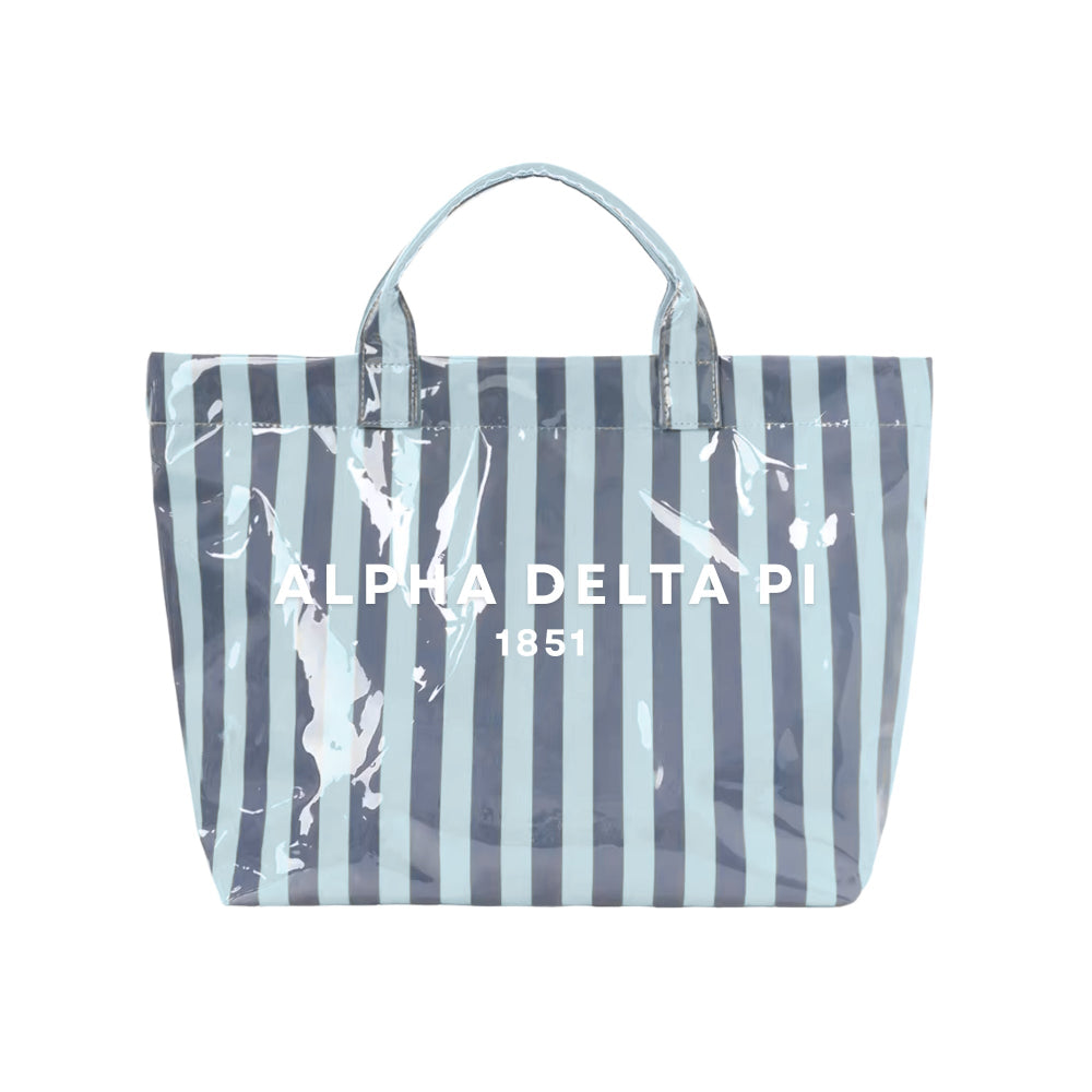 Stripe Sorority Tote Bag