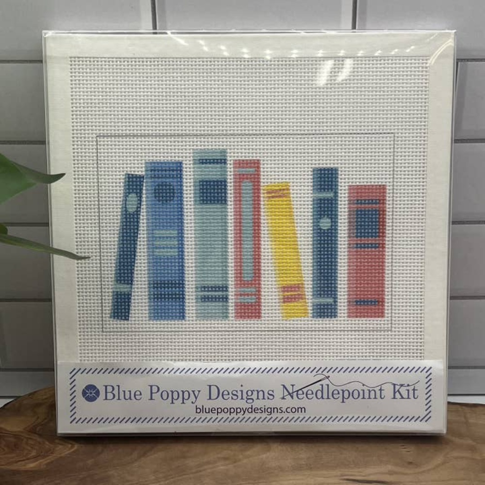 Seven Books Needlepoint Design