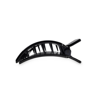 Teleties Square Flat Hair Clip Small - Jet Black