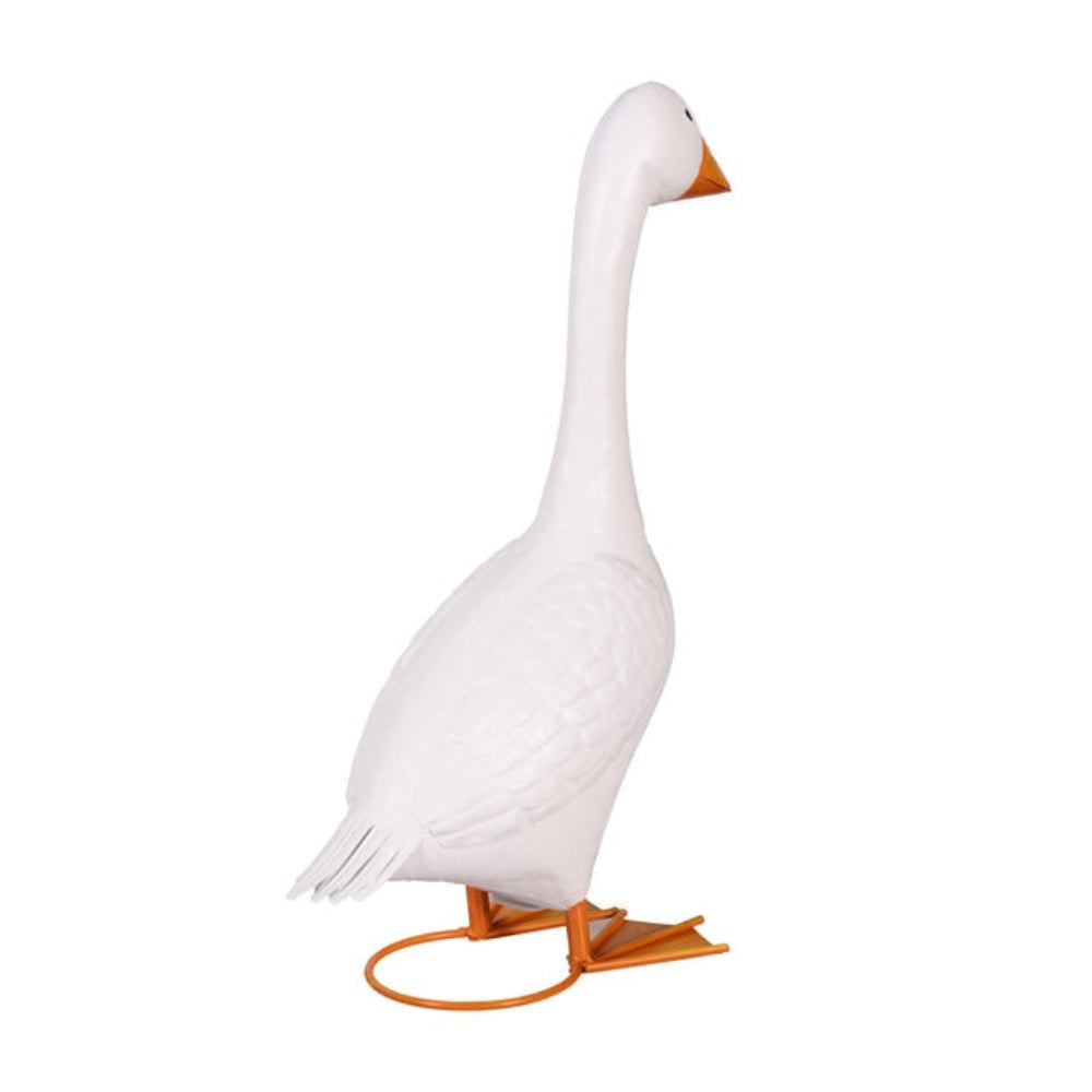 Giddy the Porch Goose Statue - Metal, 21H