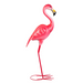 Glammy the Flamingo Statue, Metal, 36H