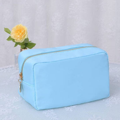 Emma Round Zippered Cosmetic Pouch Bag
