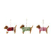 Wool Felt Dachshund in Sweater Ornament, 3 Styles