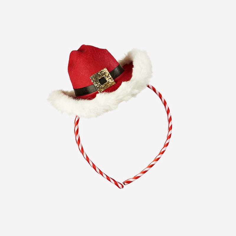 Cowboy Santa Headband