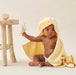 Elegant Baby Yellow Ducky Bath Wrap