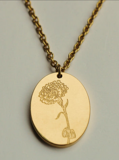 Gold Birth Flower - October Marigold