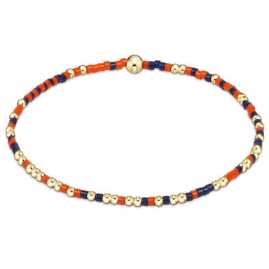 ENewton *Extends* Gameday Bright Orange/Matte Navy Hope Unwritten Bracelet