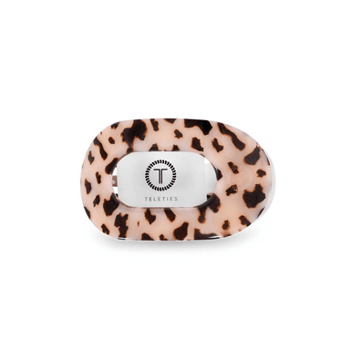 Teleties Blonde Tortoise Small Flat Round Clip