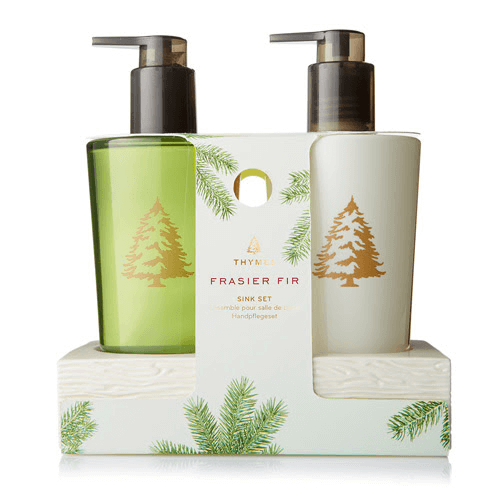 Frasier Fir Sink Set with Ceramic Caddy