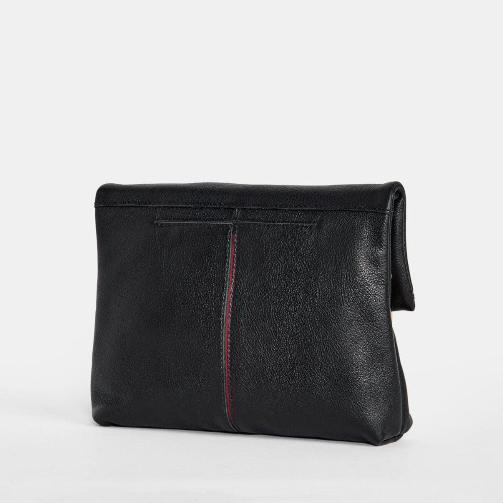Purse VIP Medium Black/Brushed Gold Red Zip