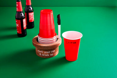 Mudpie Disposable Cup & Marker Set