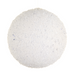8" Iced White Ball Ornament