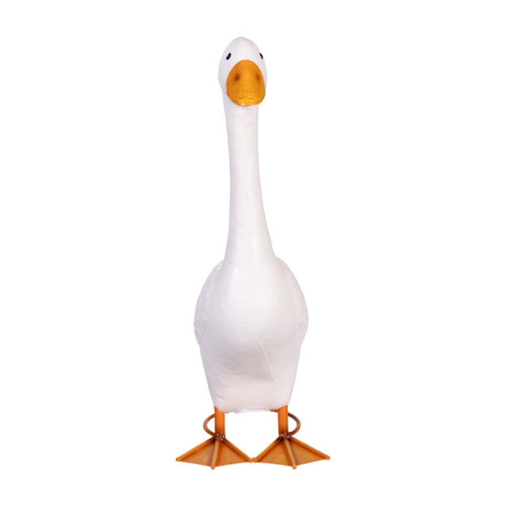 Giddy the Porch Goose Statue - Metal, 21H