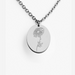 Silver Birth Flower Necklace - April Daisy