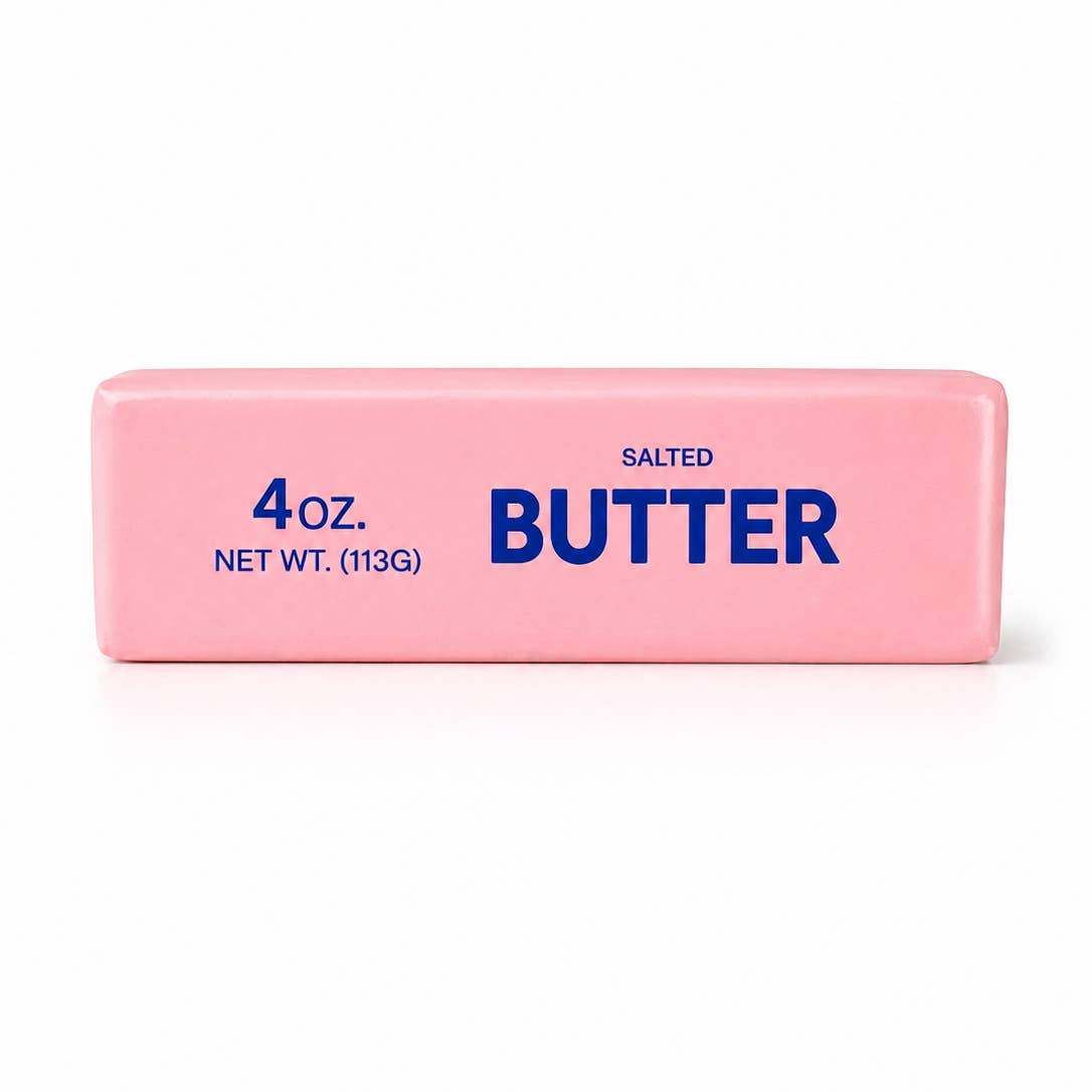 Pink Butter Squishy Toy