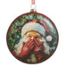 4.75" Santa's Secret Disc Ornament