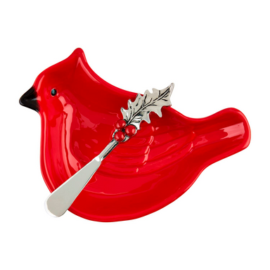 Mudpie Cardinal Tidbit Dish Set