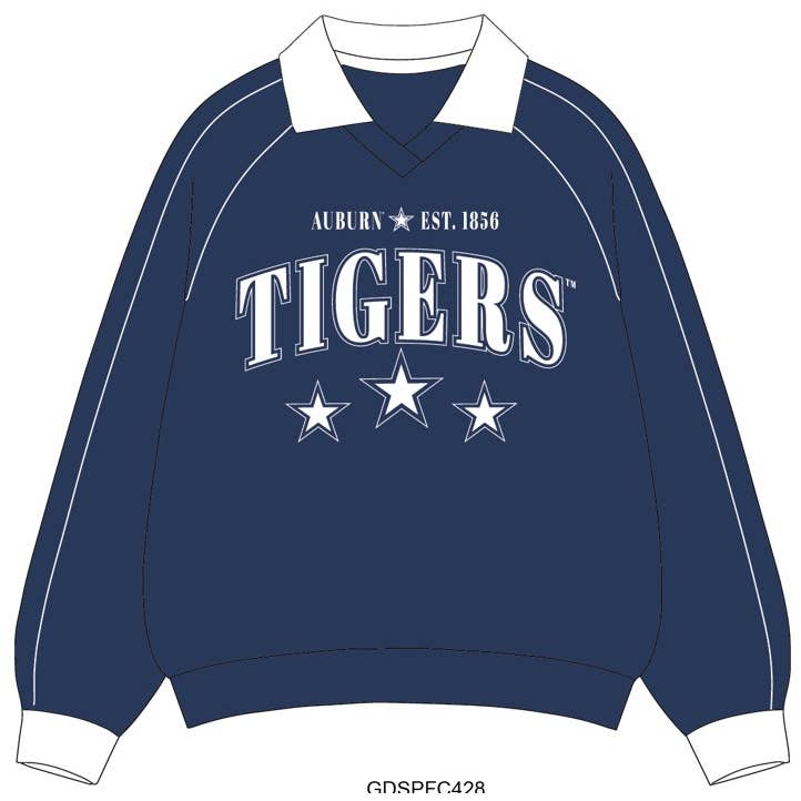 Gameday Social Sunday Collared Sweatshirt
