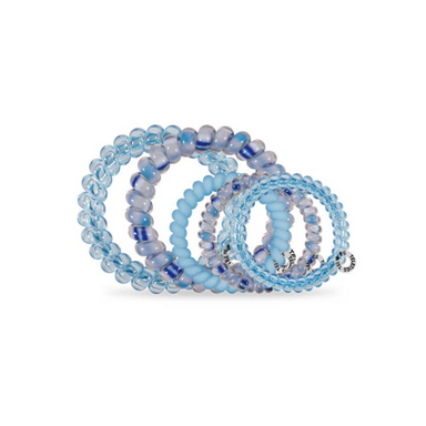 Teleties Spiral Hair Coils - Mix Pack - Blue Lagoon