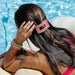 Teleties Summer Crush Medium Flat Rectangle Hair Clip