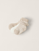 Barefoot Dreams CCL Infant Socks 3-Pack Stone-Pearl