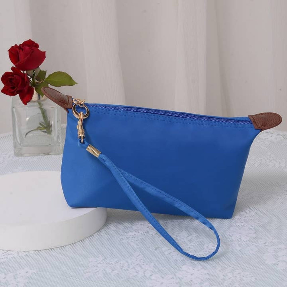 Monogrammable Nylon Fabric Cosmetic Bag
