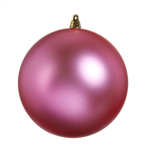 6" Matte Fuchsia Ball Ornament