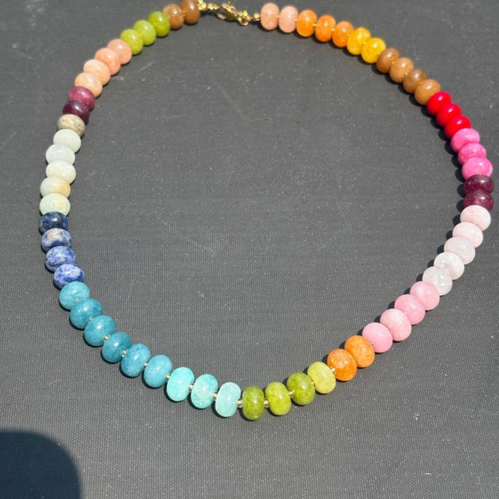 Summer Lovin’ Beaded Necklaces - Pastel Blues Greens