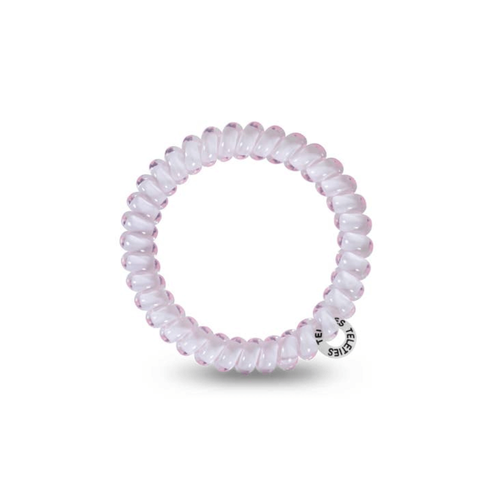 Teleties Rose Water Pink Small Spiral Hair Ties