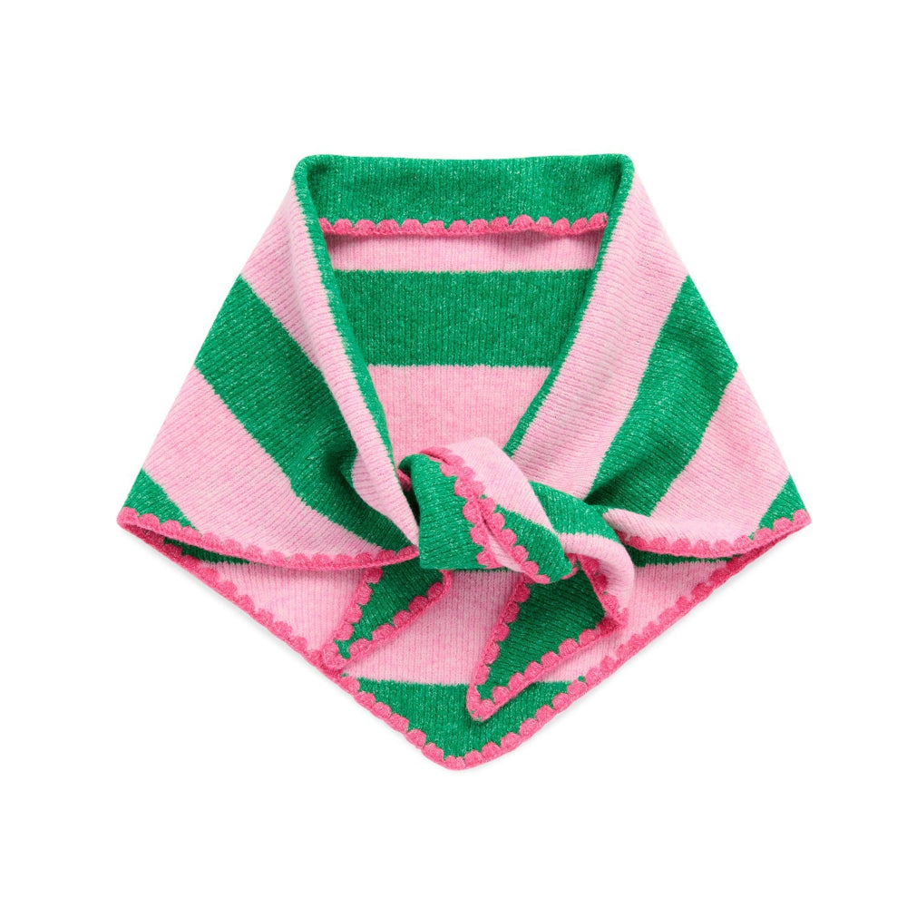 Joy Small Triangle Scarf - Green
