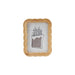 Rubberwood Scalloped Photo Frame 5" x 7"