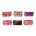 Quilted Cotton Velvet Zip Pouch - 9" x 5-1/2"
