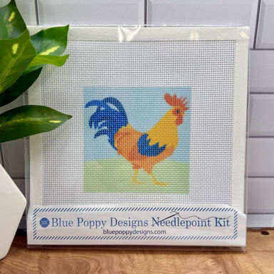 Rooster Needlepoint Design