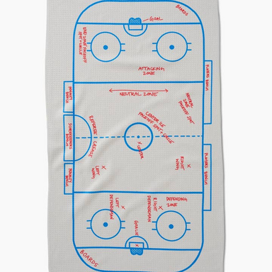 Geometry Hockey Tea Towel