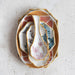 Hand-Painted Stoneware Octagon Shaped Plate with House