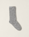 Barefoot Dreams Cozychic Heathered Socks Moonbeam