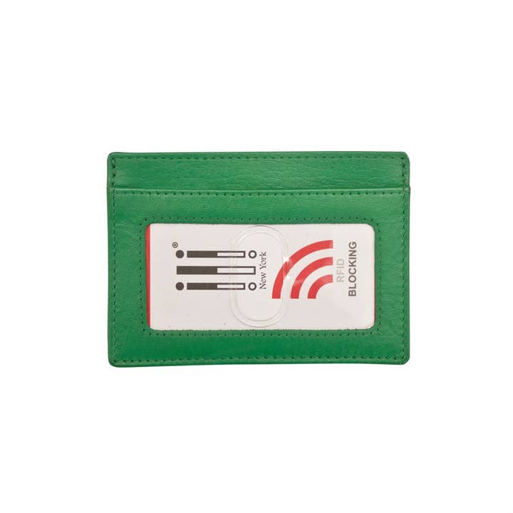 RFID Leather Credit Card/ID Holder 