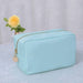 Emma Round Zippered Cosmetic Pouch Bag