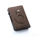 Genuine Leather Popup Wallet with Apple Airtag Holder & Rfid-Brown