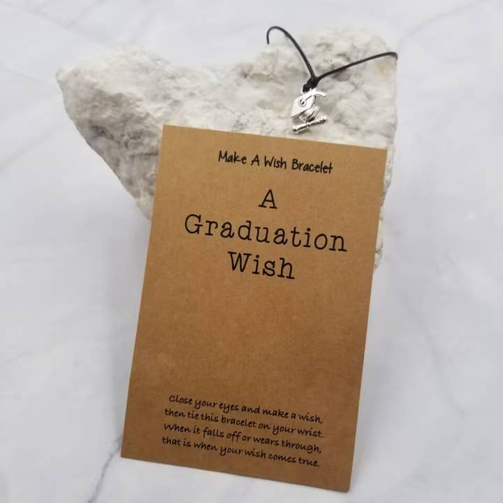 Graduation Cap Charm Graduation Wish Bracelet