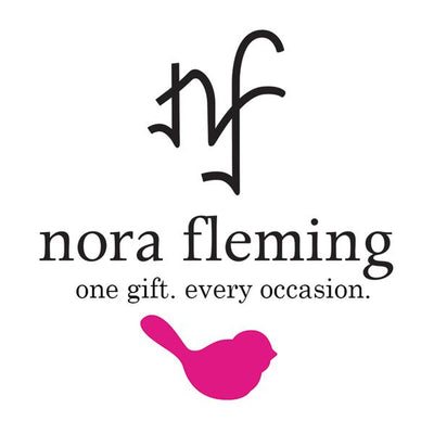 Nora Fleming Golden Wishes - White Gift Mini