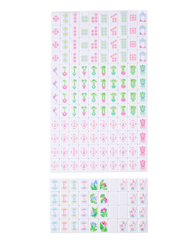 Sheet of decorative stickers with various designs on a white background