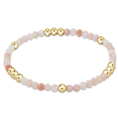 ENewton 3mm Pink Opal Worthy Bead Bracelet 