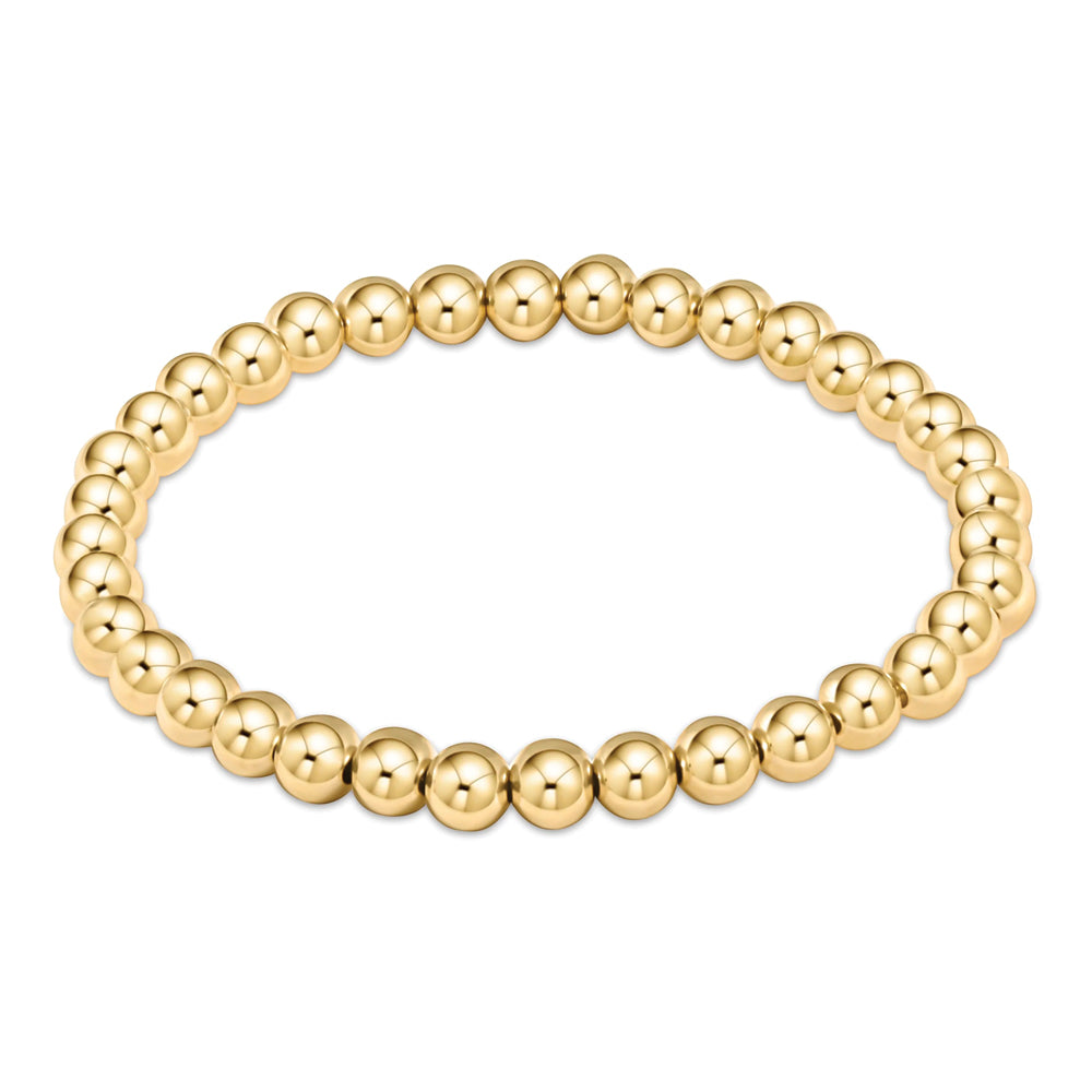 Bracelet Extended Classic 5mm Gold Bead