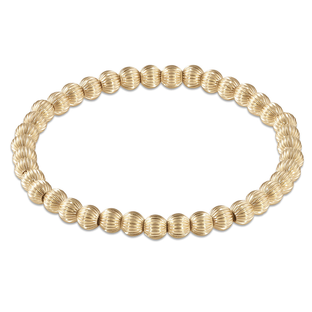 Bracelet Dignity 5mm Gold Bead
